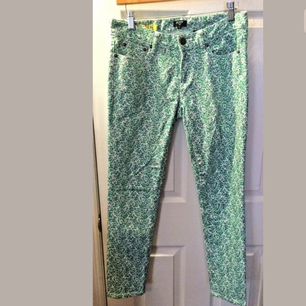 J.CREW Toothpick Liberty London Floral Skinny Jean